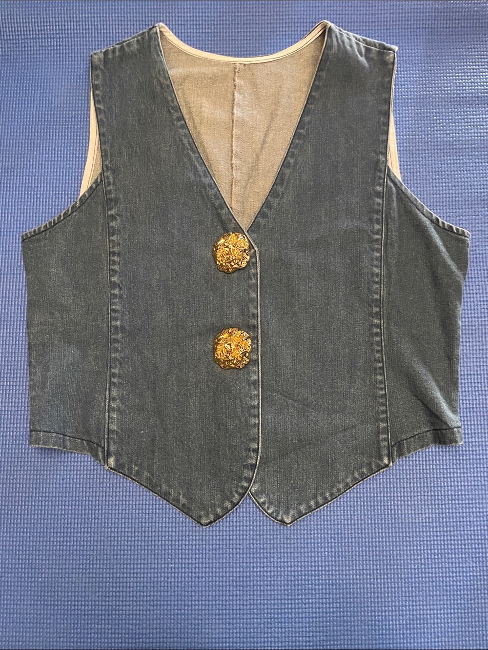Commense Fall Denim Vest Woman Size L